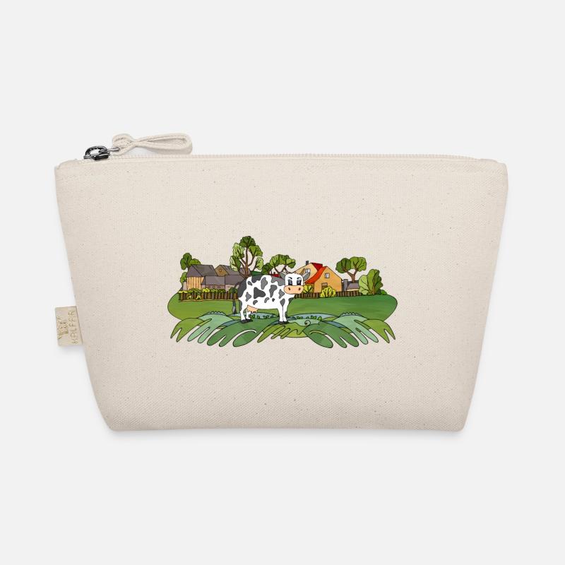 Landschaft mit einer Kuh Bio-Täschchen