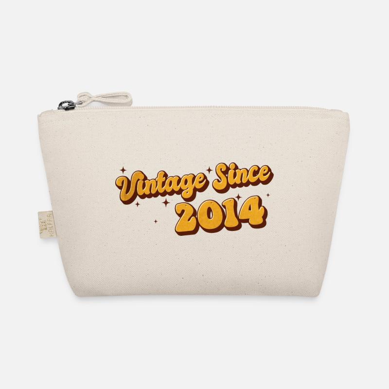 Vintage since 2014 9 Years Old - Groovy 9th Organic Pouch