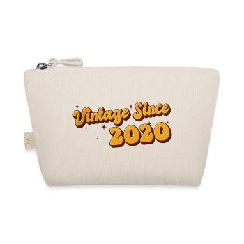 Vintage since 2020 3 Years Old - Groovy 3rd - Organic Pouch - nature - Front