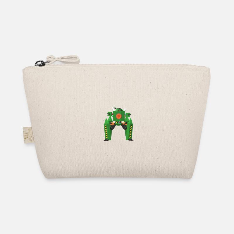 Grüner Befehlsbot Bio-Täschchen