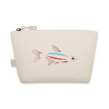 Fish from few details such as fins and mouth - Organic Pouch - nature - Front