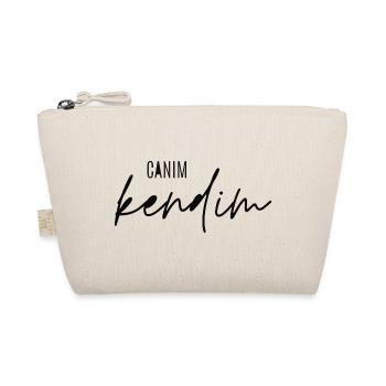 "CANIM KENDIM", LOVE ME, SELBSTLIEBE - Bio-Täschchen - Natur - Vorne