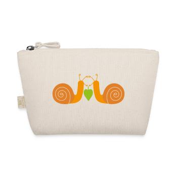 Snail love - Organic Pouch - nature - Front