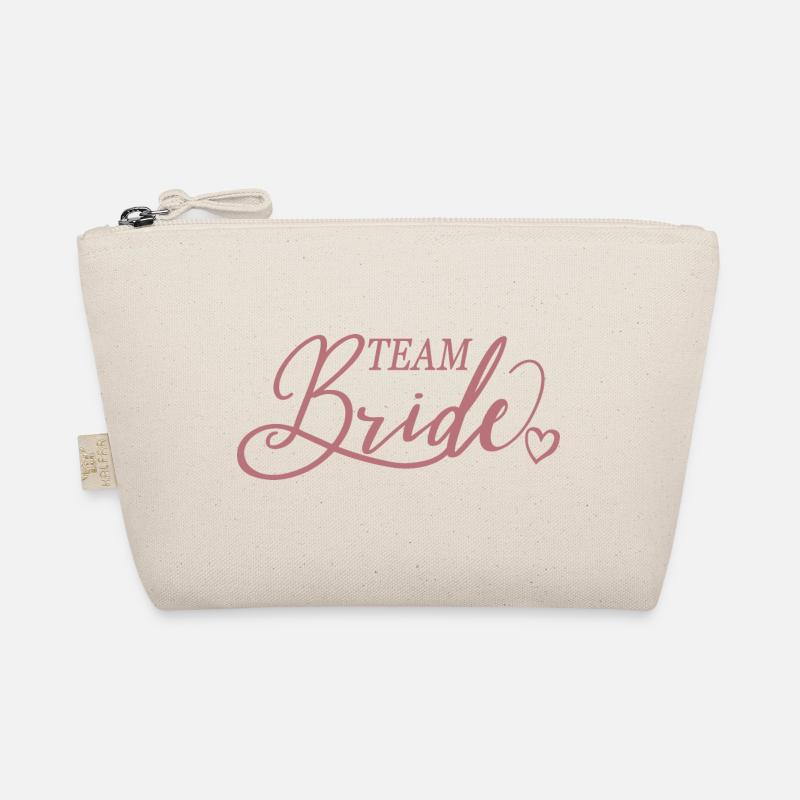 Team Bride, Bachelorette Hen Night Wedding Party Organic Pouch