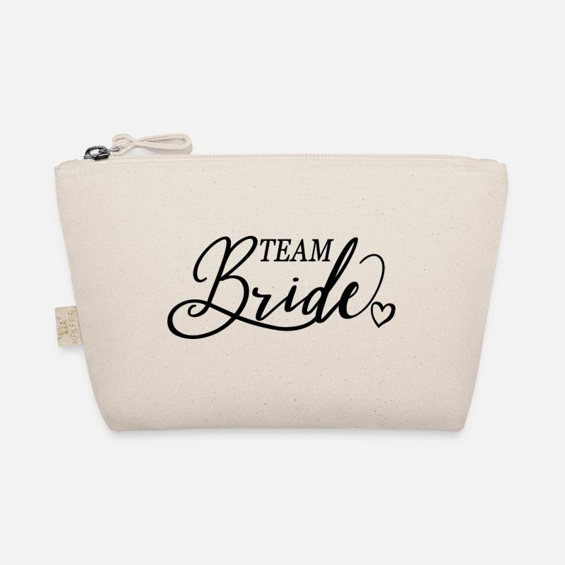 Team Bride, Bachelorette Hen Night Wedding Party Organic Pouch