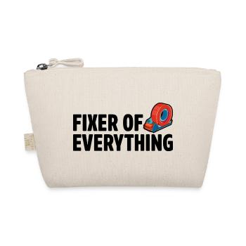 Fixer Of Everything Car Lover Automobile Mechanic - Organic Pouch - nature - Front