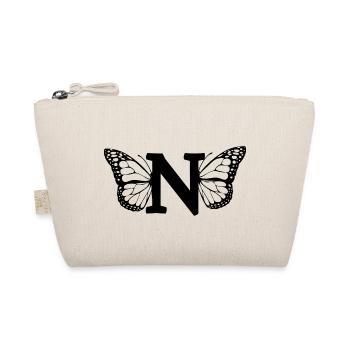Buchstabe n Schmetterling - Bio-Täschchen - Natur - Vorne