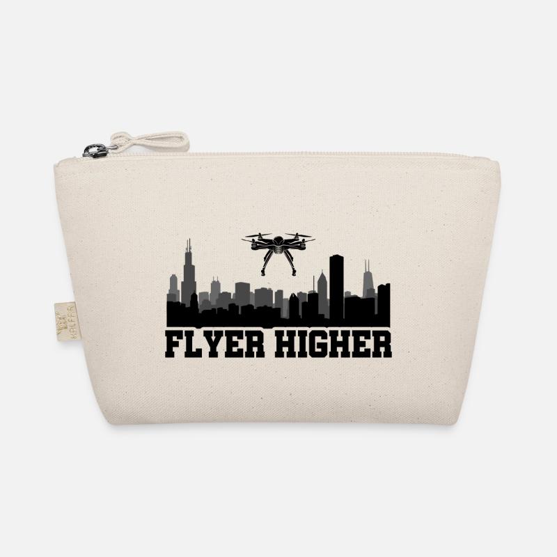 Flyer Higher Drone Flying Quadcopter Pilot RC Dron Organic Pouch