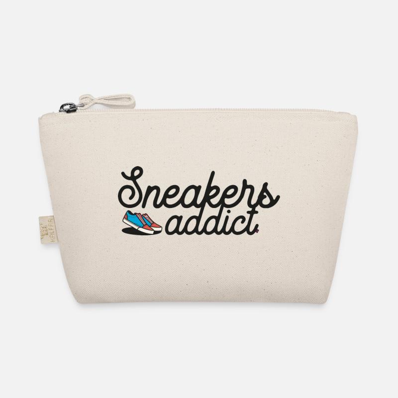 MBP Sneakers süchtig - Bio-Täschchen - Natur