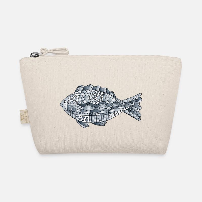 Fisch - Bio-Täschchen - Natur