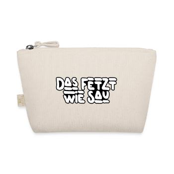 Das fetzt! - Bio-Täschchen - Natur - Vorne