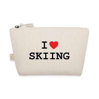 J’adore skier - Trousse biologique - nature - Devant