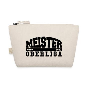 Meister 2023 Oberliga Aufstieg Fußball - Bio-Täschchen - Natur - Vorne