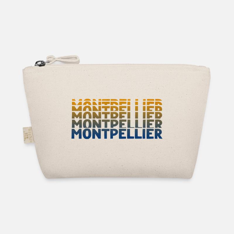 Montpellier Gradient Wortkunst Bio-Täschchen