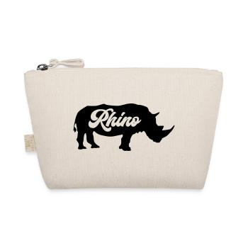nashorn rhino - Bio-Täschchen - Natur - Vorne