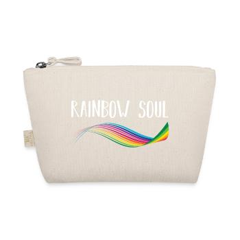 Rainbow soul LGBTQ Gift - Organic Pouch - nature - Front
