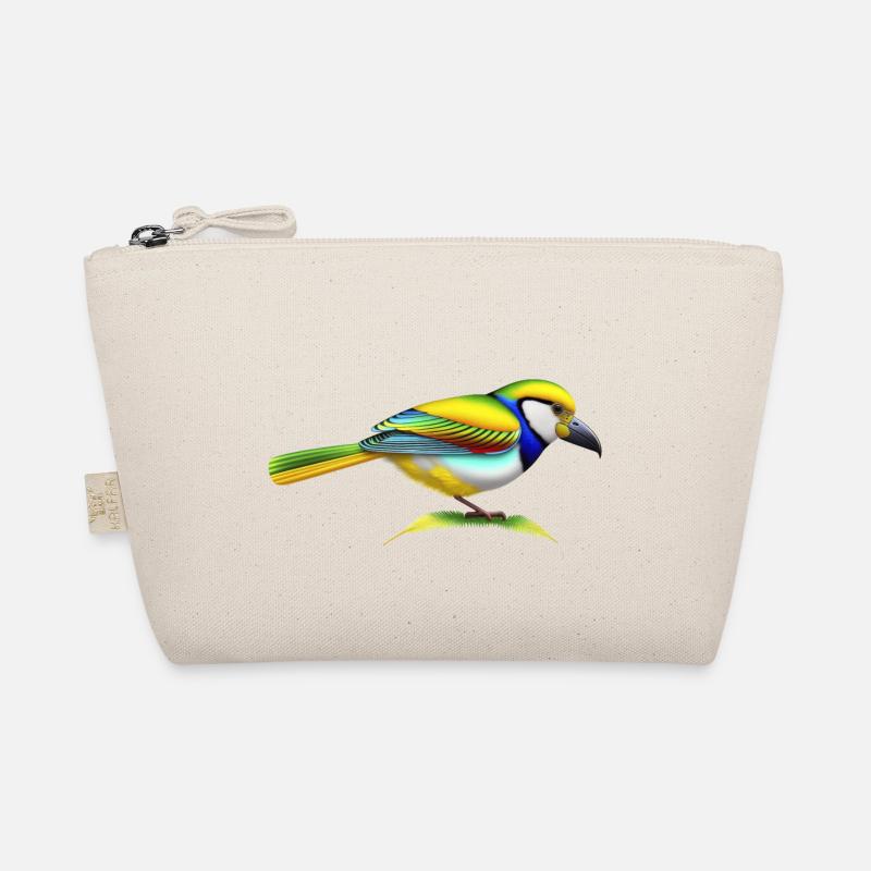 Schöner Vogel - Bio-Täschchen - Natur
