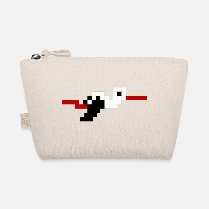 Alsace Pixel Stork #tshirtalsace #tshirtcigogne Organic Pouch