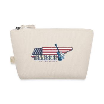Tennessee United States Retro Wall Map USA - Organic Pouch - nature - Front