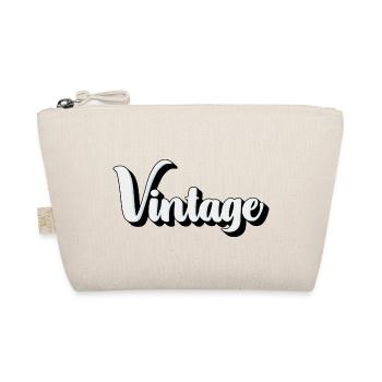 VINTAGE T-shirt - Bio-Täschchen - Natur - Vorne