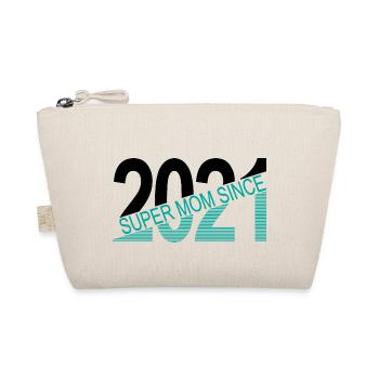 Super Mama seit 2021 - Bio-Täschchen - Natur - Vorne