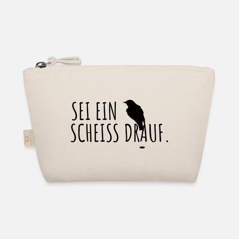 Sei ein Vogel scheiß drauf lustiges Geschenk Bio-Täschchen