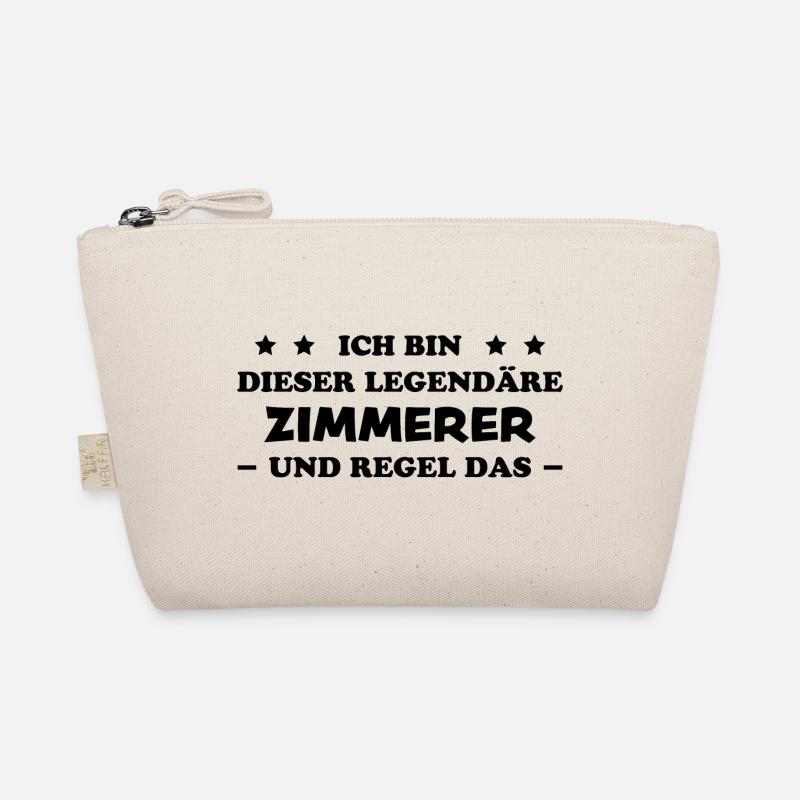 Zimmerer Lustiger Spruch Fun Zimmermann Geschenk Bio-Täschchen
