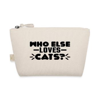 Who else loves Cats? - Organic Pouch - nature - Front