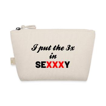 I put the 3 X in Sexxxy - Bio-Täschchen - Natur - Vorne