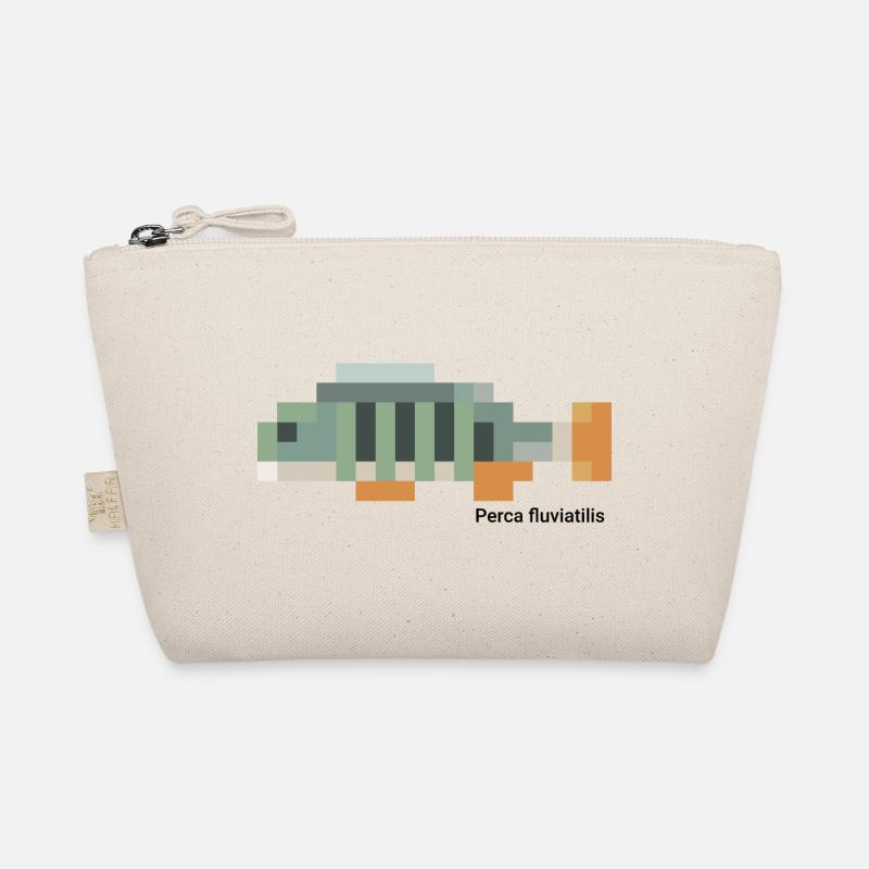 Perche - Perca fluviatilis pixélisée - Trousse biologique - nature