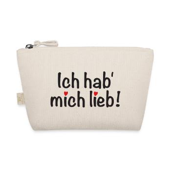 Ich hab mich lieb! - Bio-Täschchen - Natur - Vorne