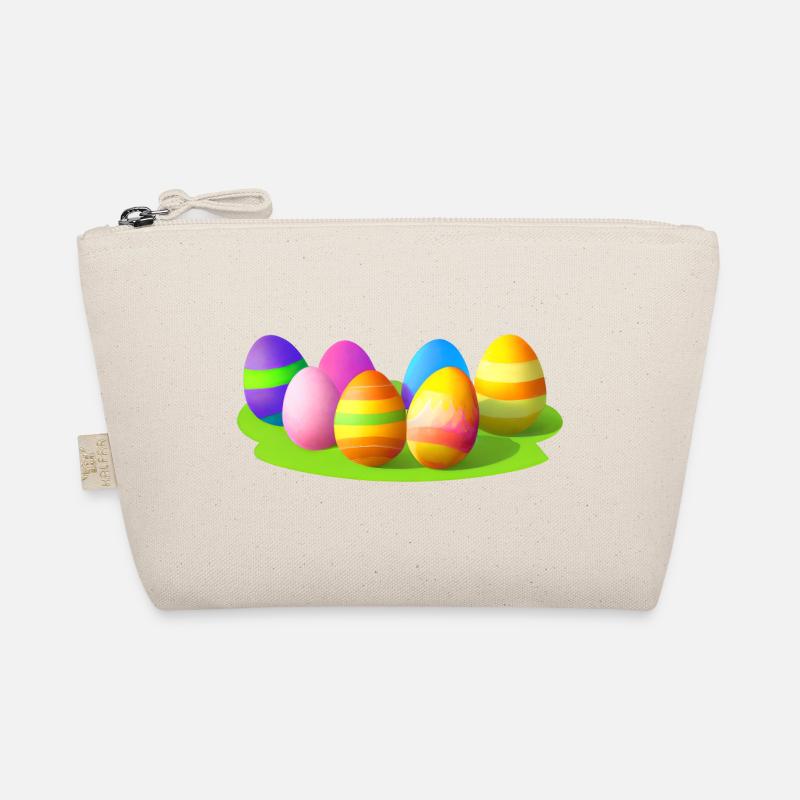 Osterei Frohe Ostern Geschenk Easter Osterhase Bio-Täschchen