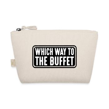 Which Way To The Buffet 18 - Organic Pouch - nature - Front