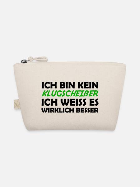 Bin kein klugscheißer - Bio-Täschchen - Natur
