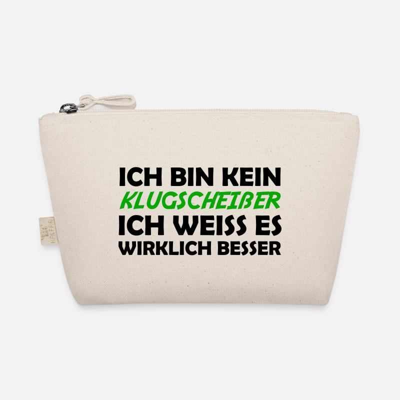 Bin kein klugscheißer Bio-Täschchen