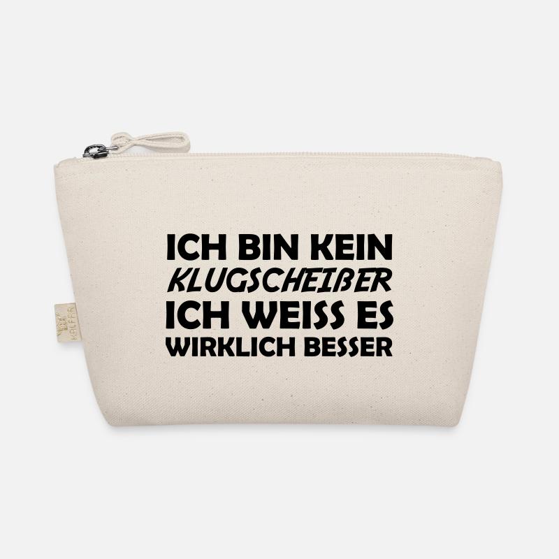 Bin kein klugscheißer Bio-Täschchen