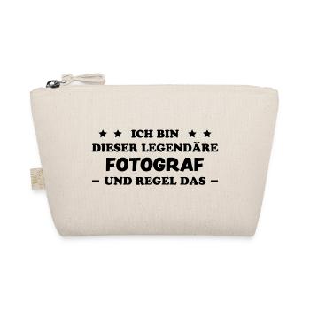 Fotograf Lustiger Spruch Beruf Fotografen Geschenk - Bio-Täschchen - Natur - Vorne