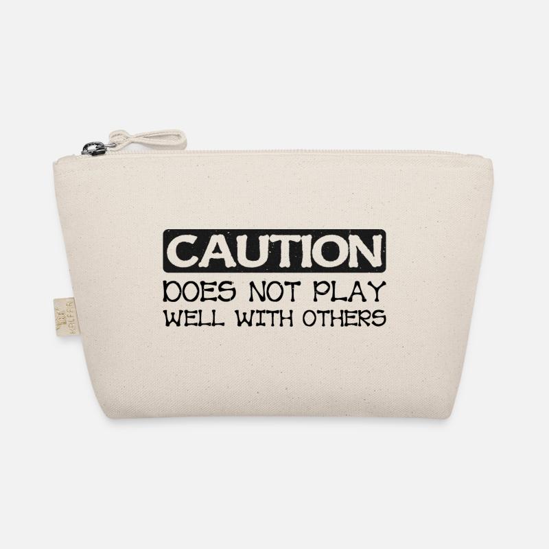 Caution Does Not Play Well With Others 40 Bio-Täschchen