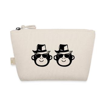 Monkey Cool Gangster - Organic Pouch - nature - Front