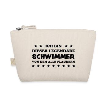 Schwimmer Sport Lustiger Spruch Schwimmen Geschenk - Bio-Täschchen - Natur - Vorne