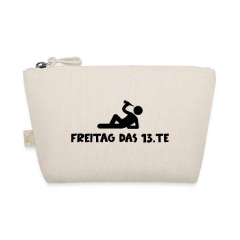 Lustiger Spruch Witzig Humor Geschenkidee - Bio-Täschchen - Natur - Vorne