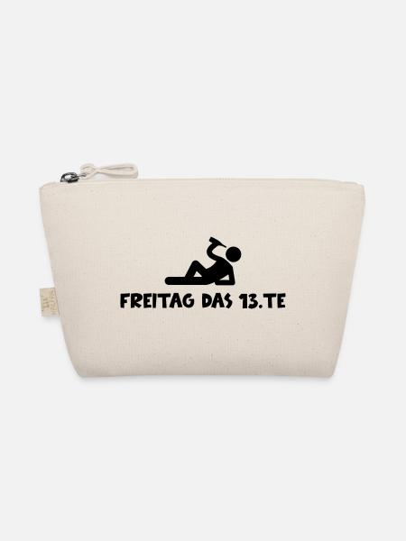 Lustiger Spruch Witzig Humor Geschenkidee - Bio-Täschchen - Natur - Vorne