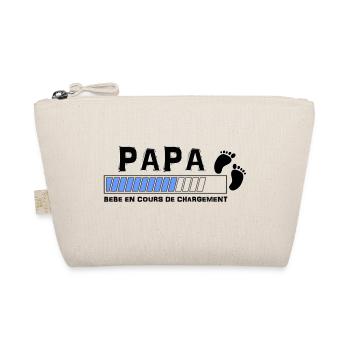 bébé en cours de chgt papa bleu - Trousse biologique - nature - Devant