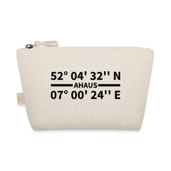 Ahaus coordinates - Organic Pouch - nature - Front