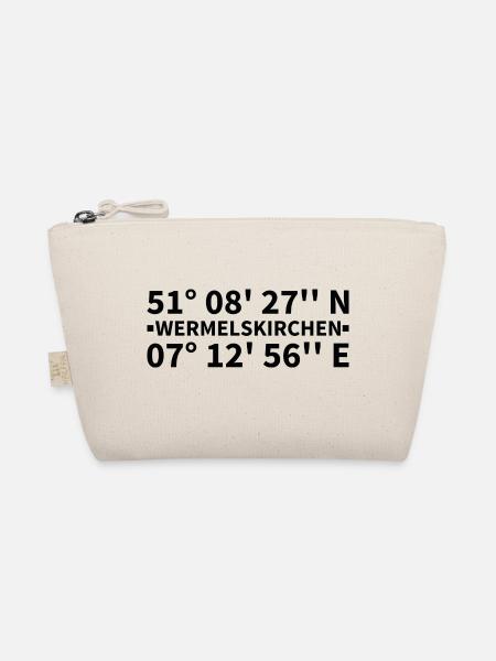 Wermelskirchen coordinates - Organic Pouch - nature - Front