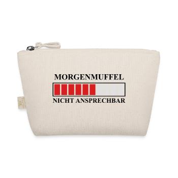 Morgenmuffel - Bio-Täschchen - Natur - Vorne