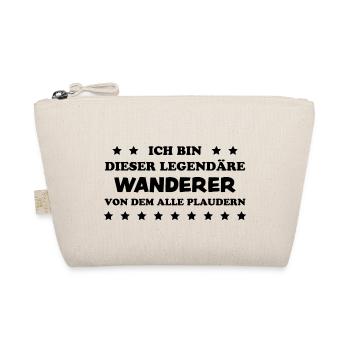 Wanderer Outdoor Lustiger Spruch Wandern Geschenk - Bio-Täschchen - Natur - Vorne