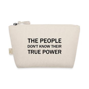 The people don't know their true power - Organic Pouch - nature - Front