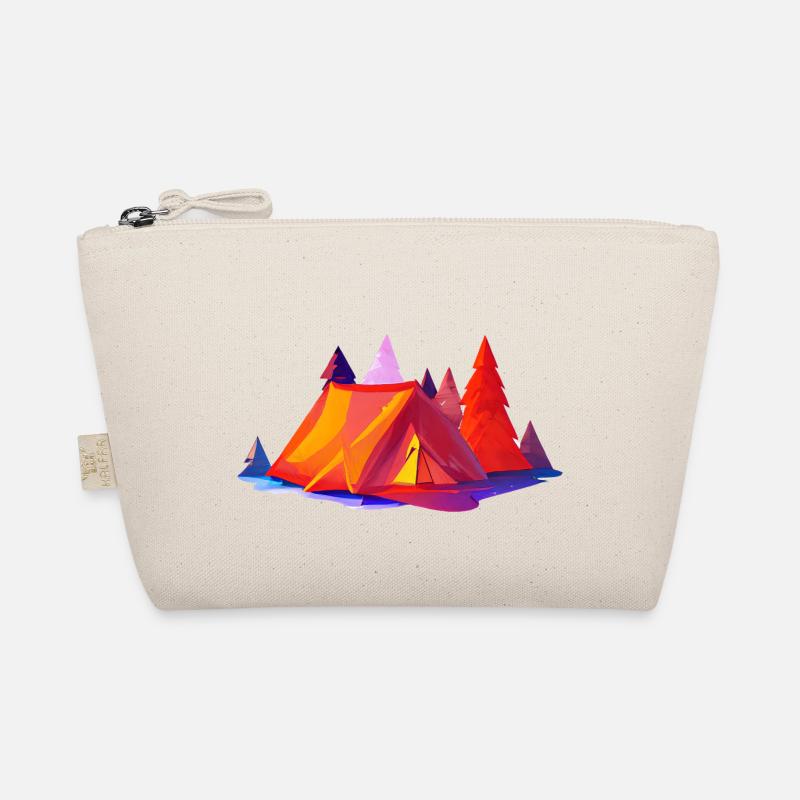 Camping Camp Geschenk Wohnwagen Zelten Wohnmobil Bio-Täschchen