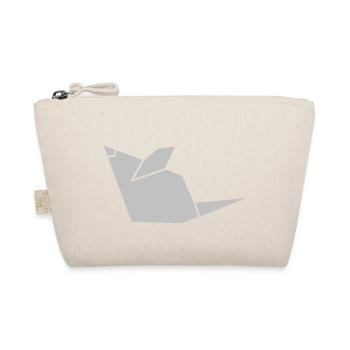 little mouse origami - Organic Pouch - nature - Front